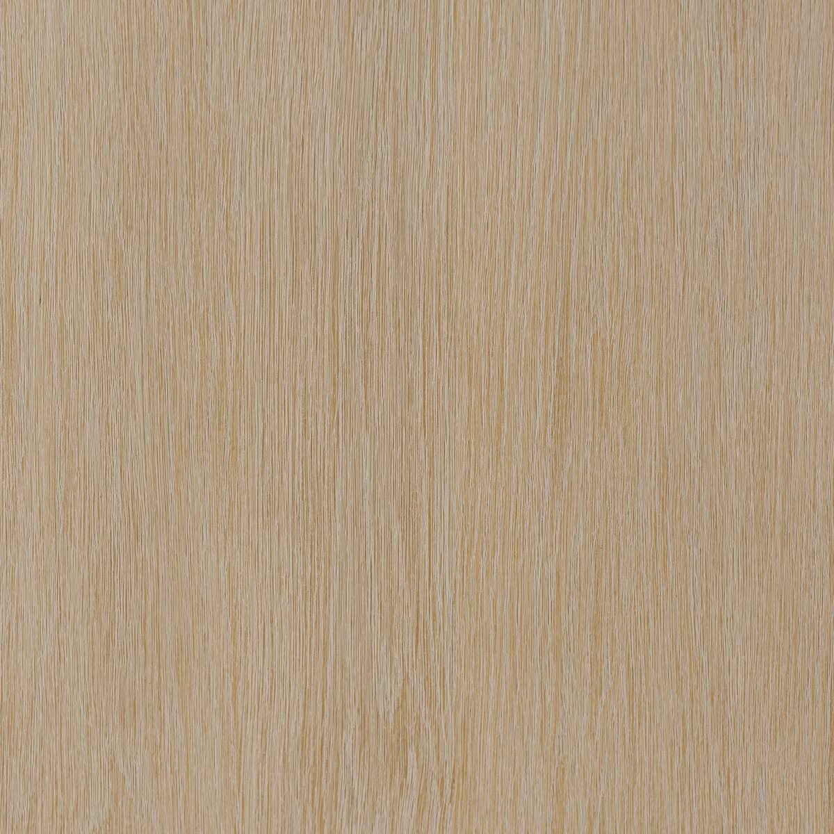 Close up of Four Hands Thomas Square Coffee Table in Bleached Oak Veneer on a white background at Addison West