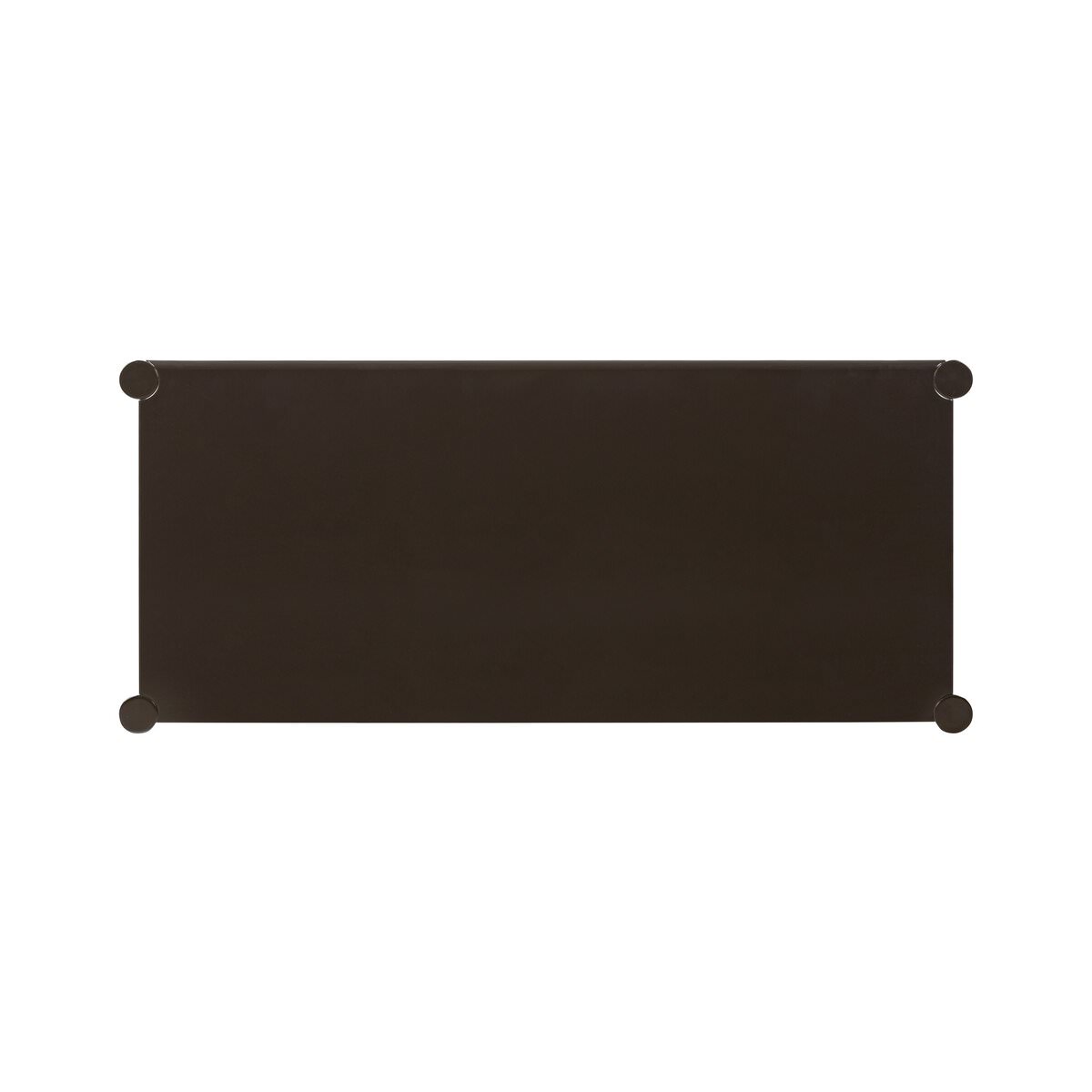 Top of Four Hands Vinco Sideboard in Black Onyx Lacquer on a white background at Addison West