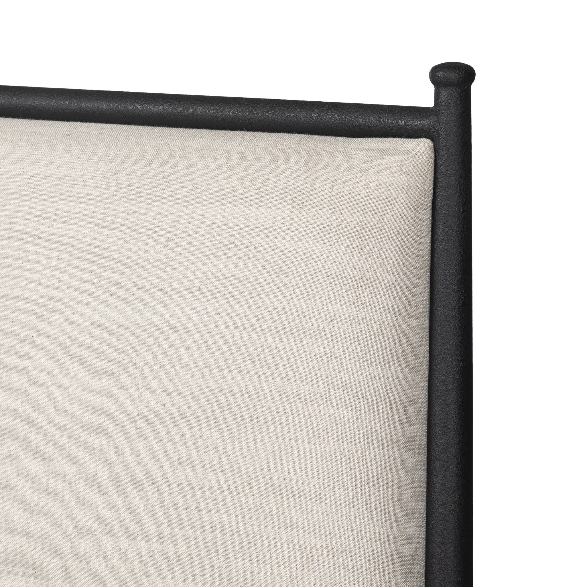 Four Hands Xander Bed in Savoy Parchment on white background at Addison West.