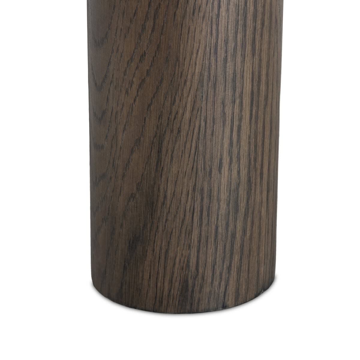 Close up of Four Hands Zion Nesting Coffee Table Set in Grey Tobacco Oak on a white background at Addison West