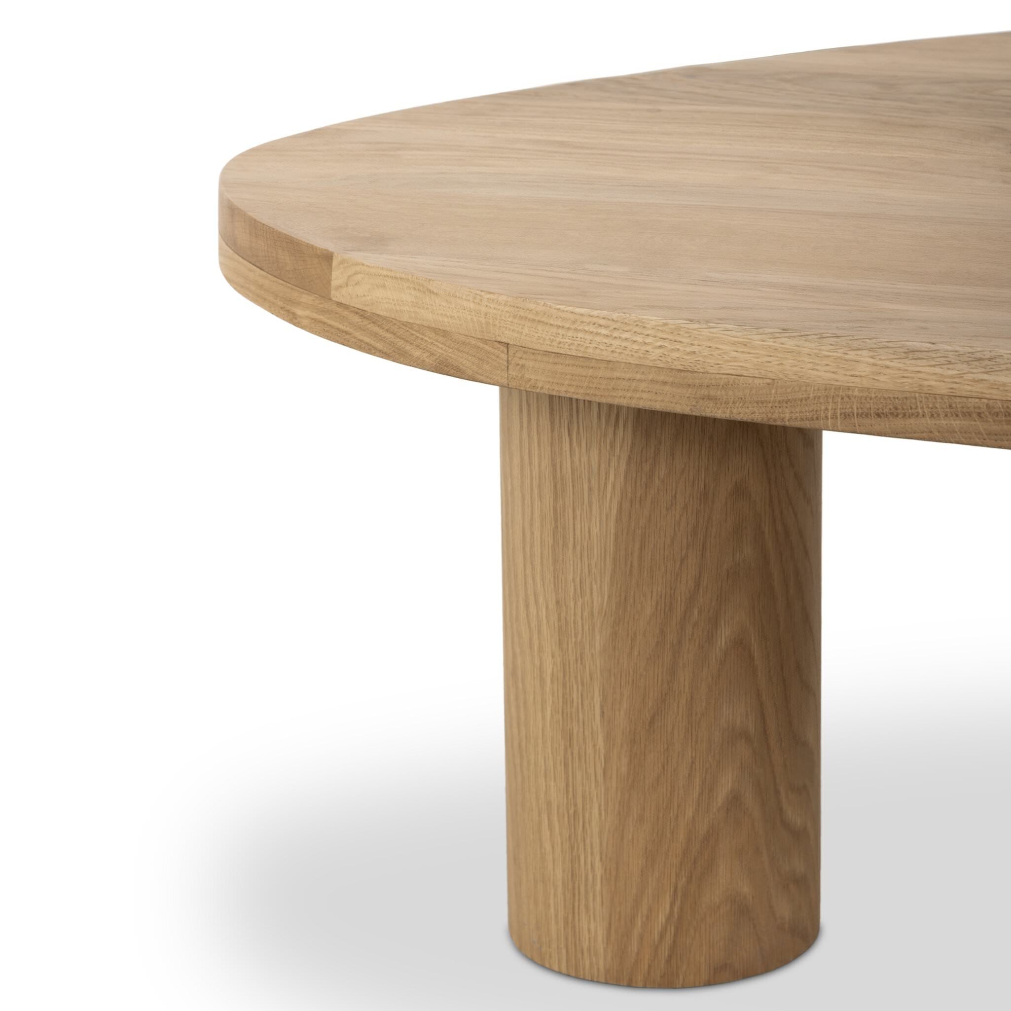 Four Hands Zion Nesting Coffee Tables in Natural Oak on white background at Addison West.
