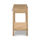 Side of Four Hands Zuma Console in Dune Ash on a white background