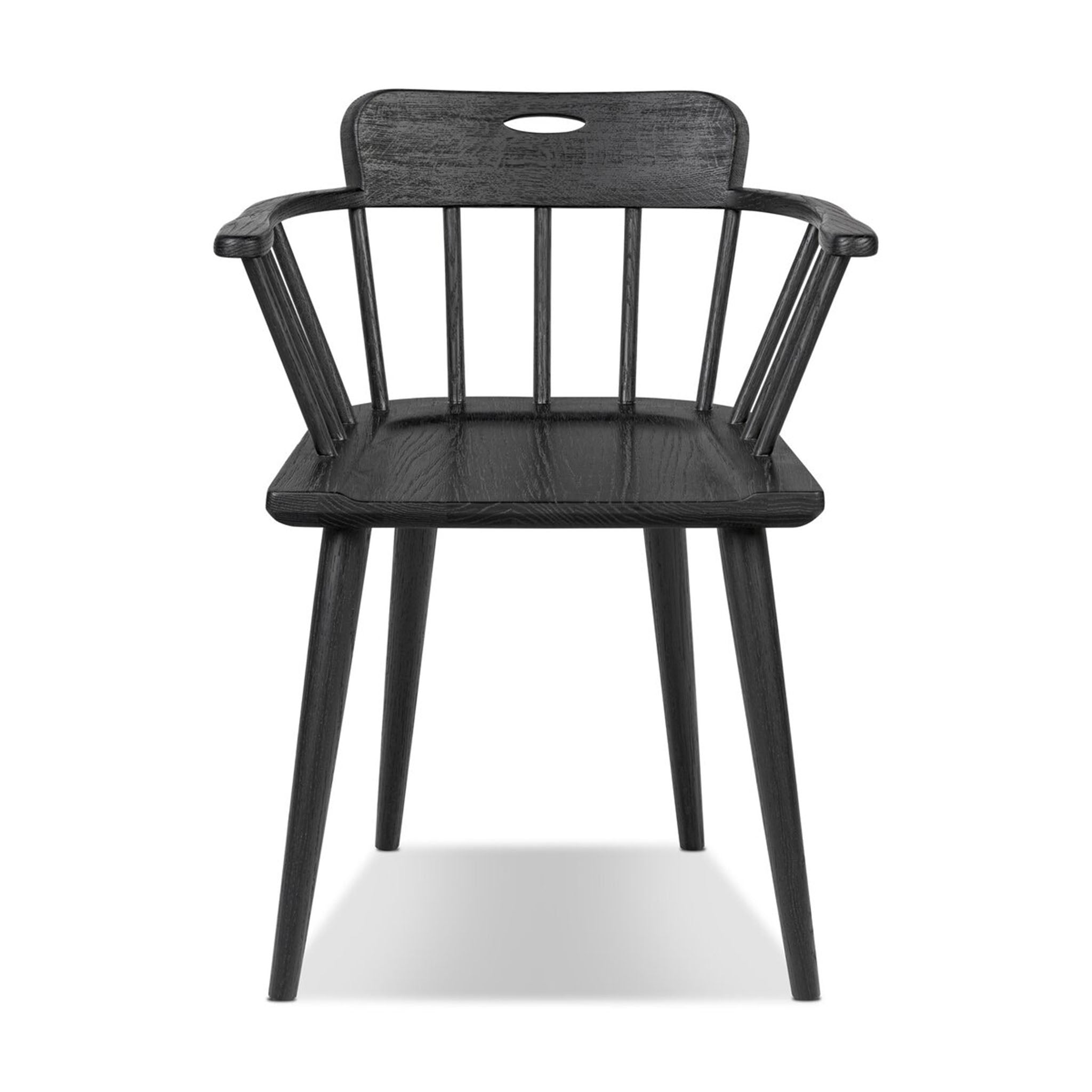 Four Hands + Amber Lewis Thalia Dining Chair in Black Oak - Addison West