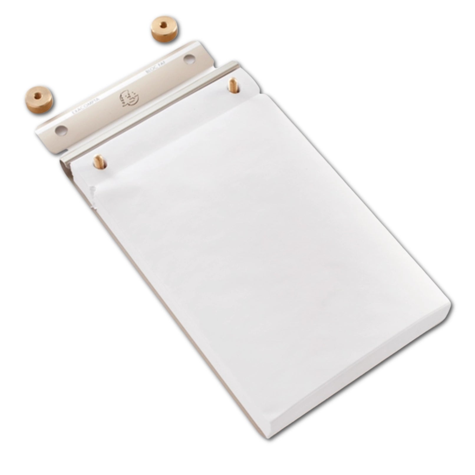 Exacompta BLOC FAF French Brass Desk Pad - Refills on a white background at Addison West