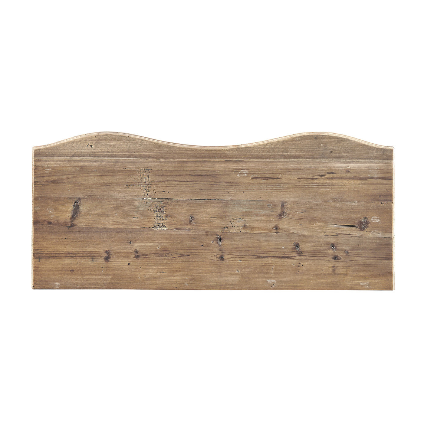 Top of Furniture Classics Pine Bowfront Chest on a white background at Addison West