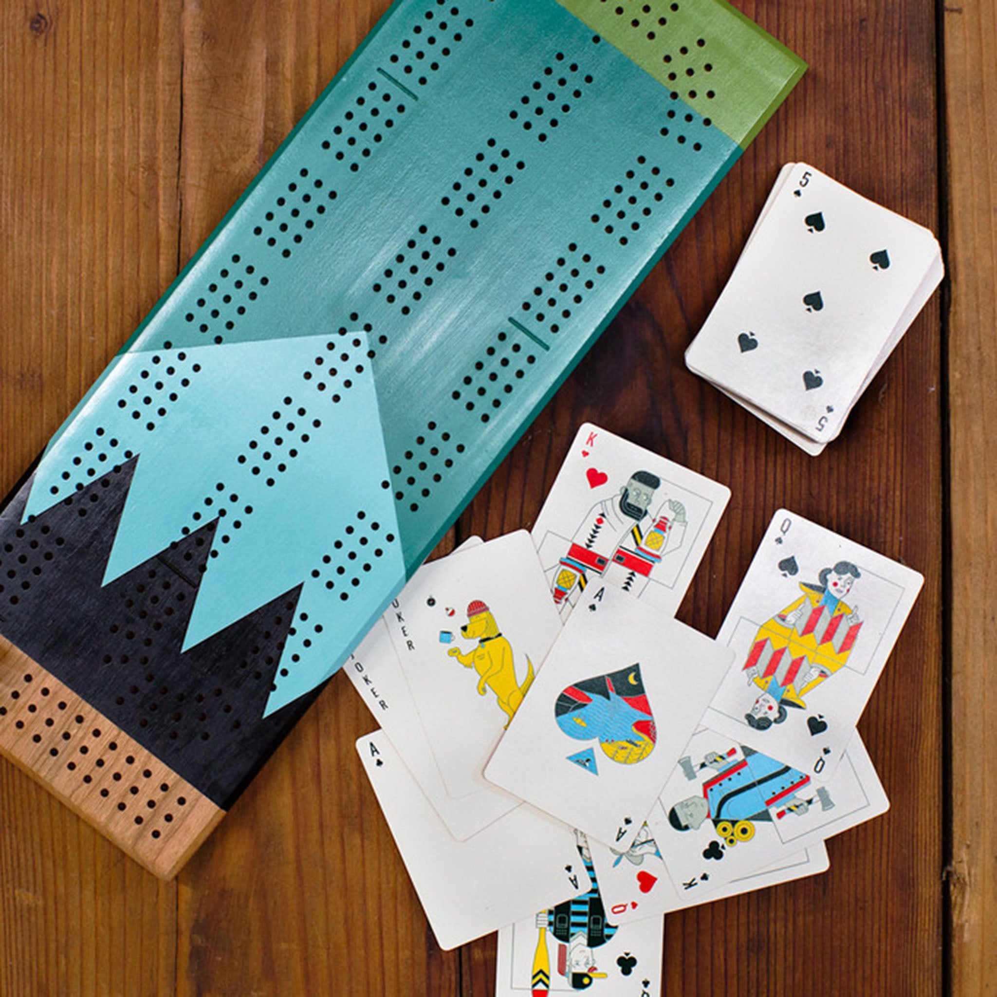 Sanborn Canoe Gooseberry Cribbage Board - Addison West