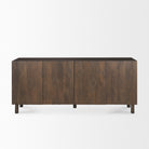 Heera Dark Brown 71" Sideboard with Diamond overlay pattern on a white background