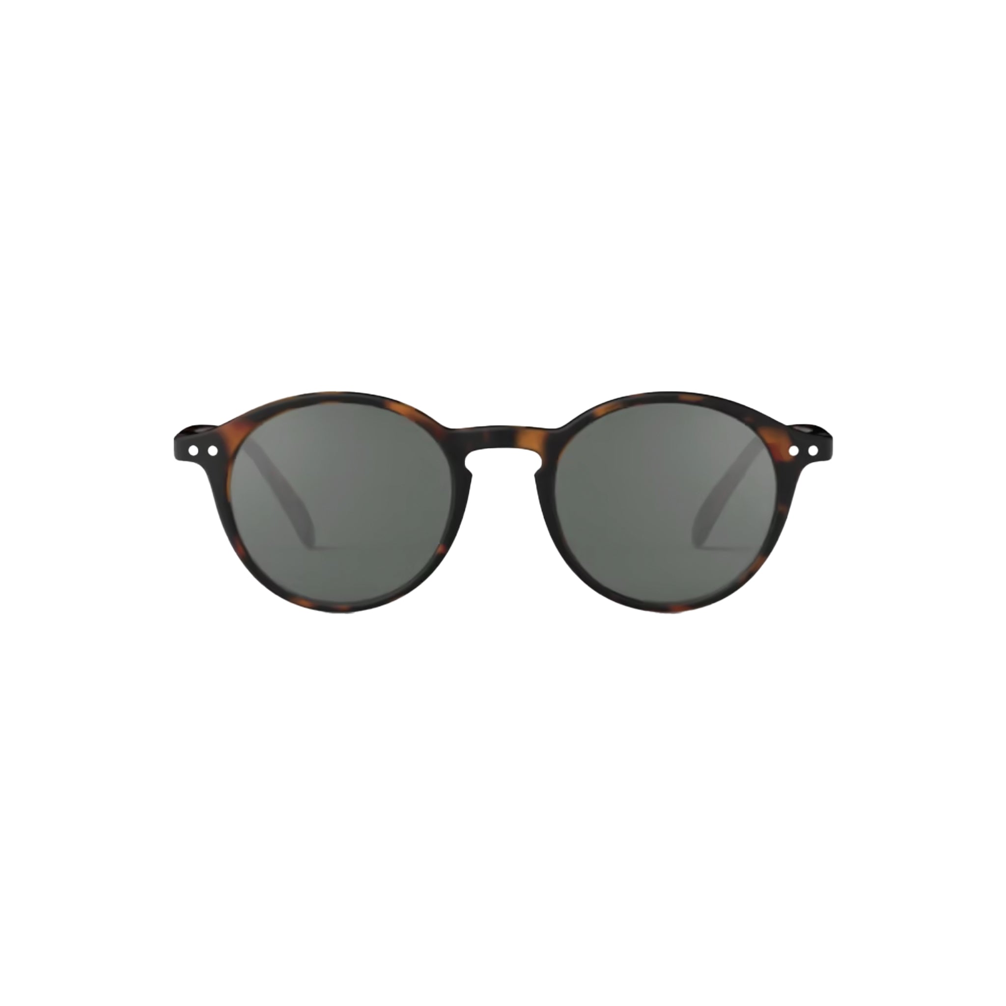 Izipizi #D Tortoise Sunglasses on a white background at Addison West