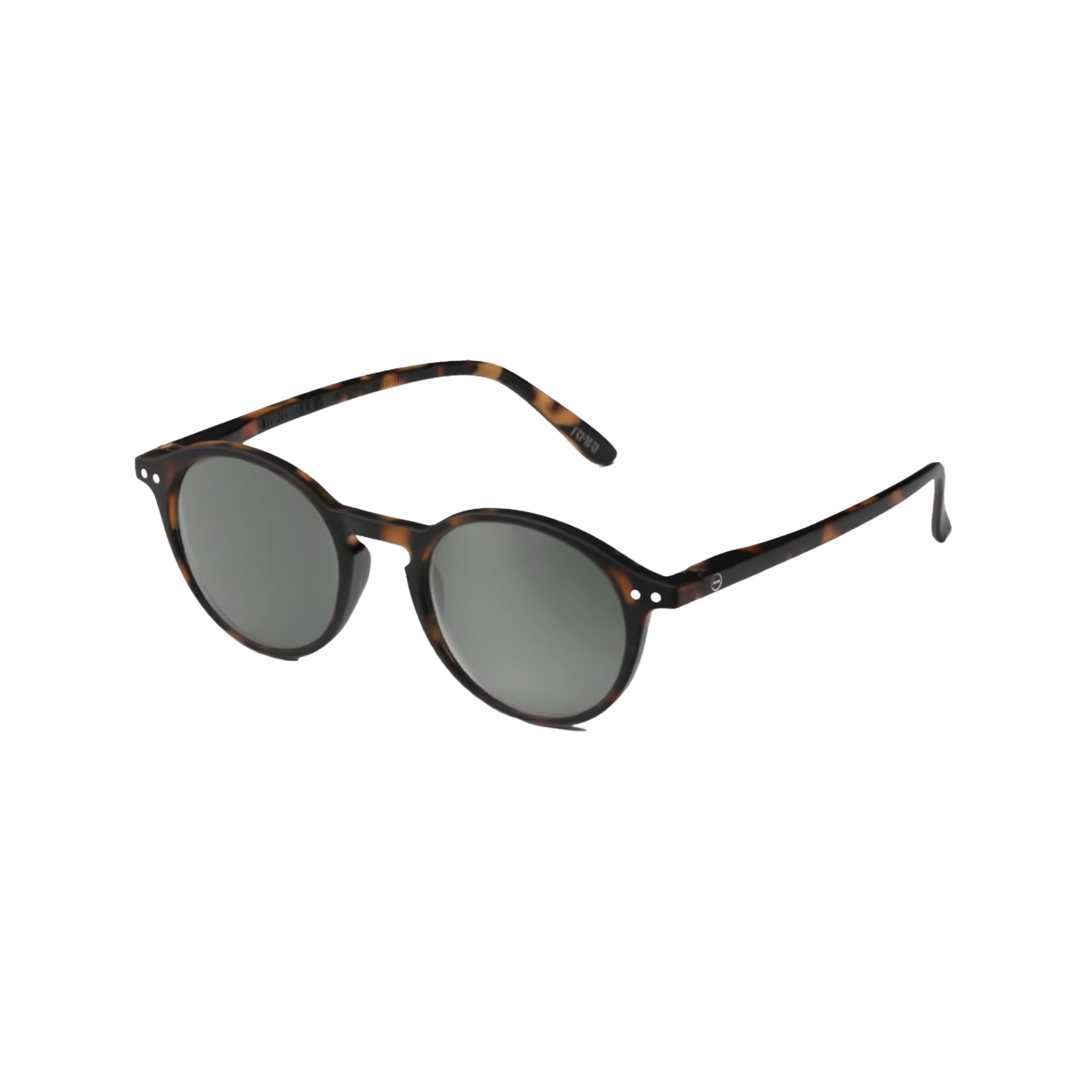 Izipizi #D Tortoise Sunglasses on a white background at Addison West