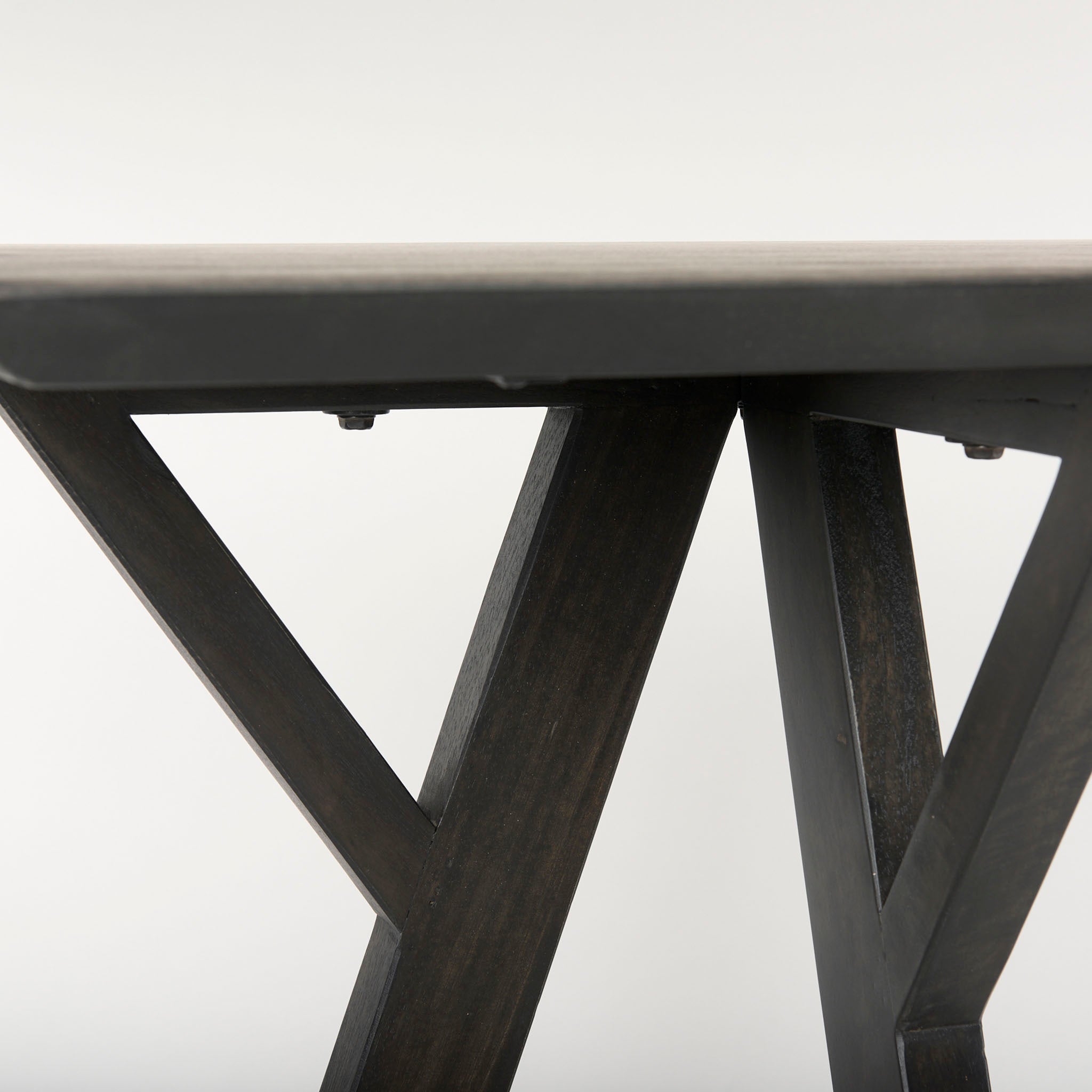 Jamison Console Table in Dark Brown - Addison West