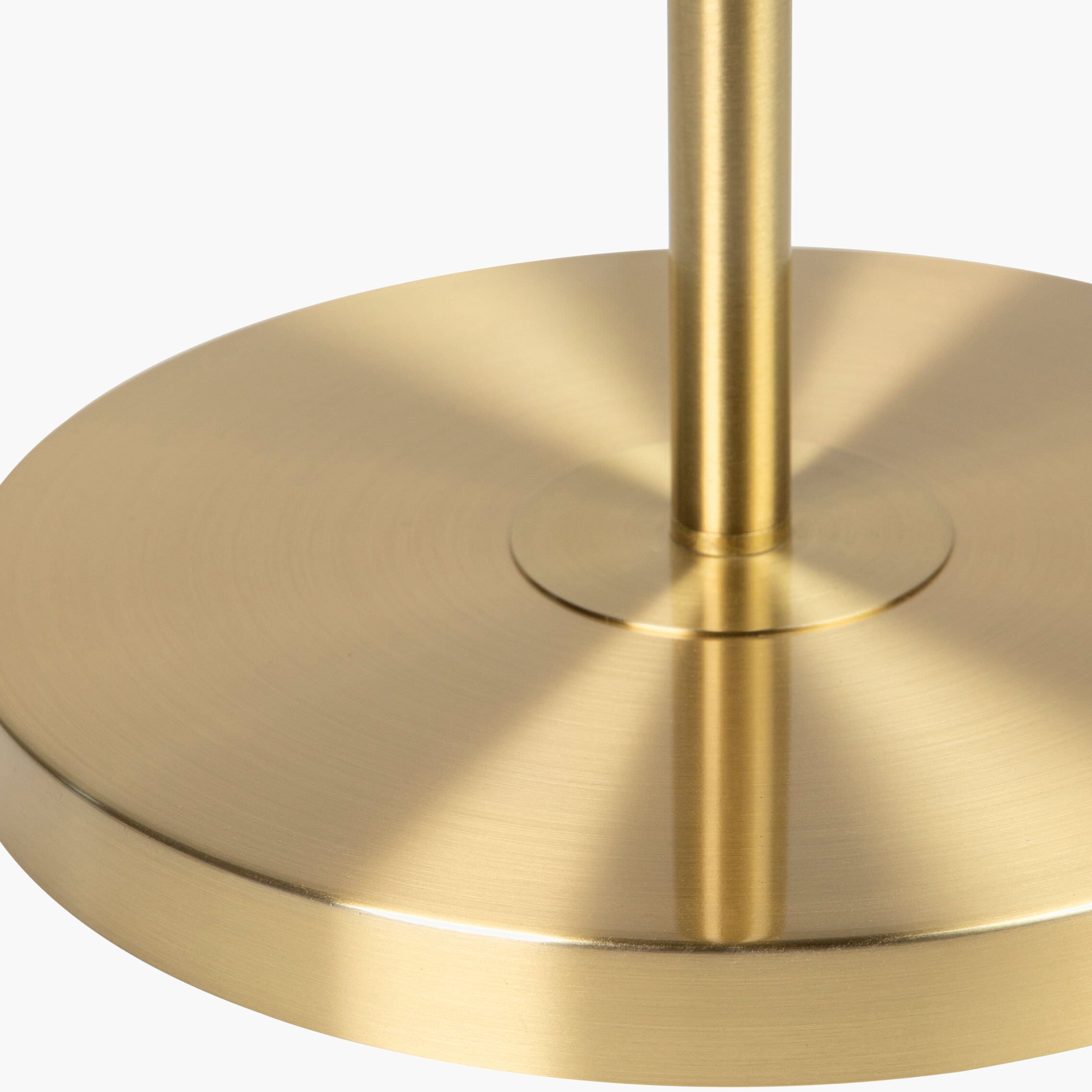 Close up of base of Surya Lacona Floor Lamp on a white background at Addison West