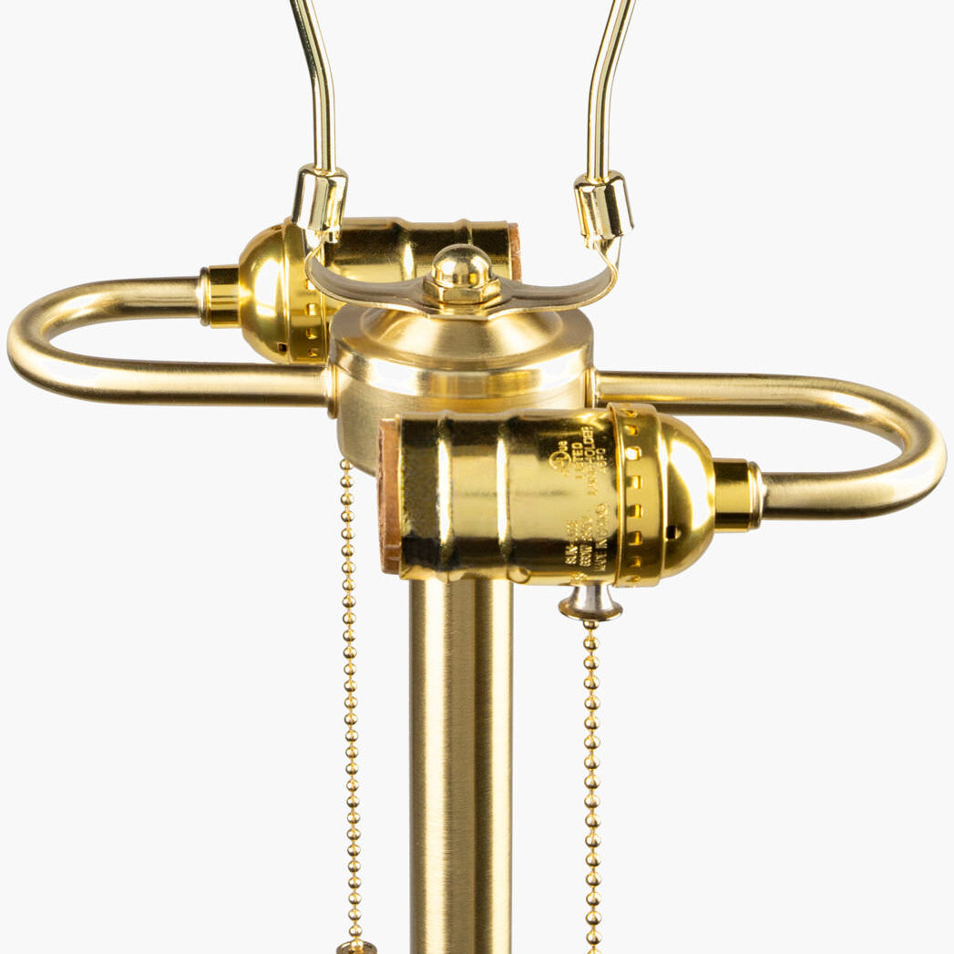 Close up of Surya Lacona Floor Lamp on a white background at Addison West