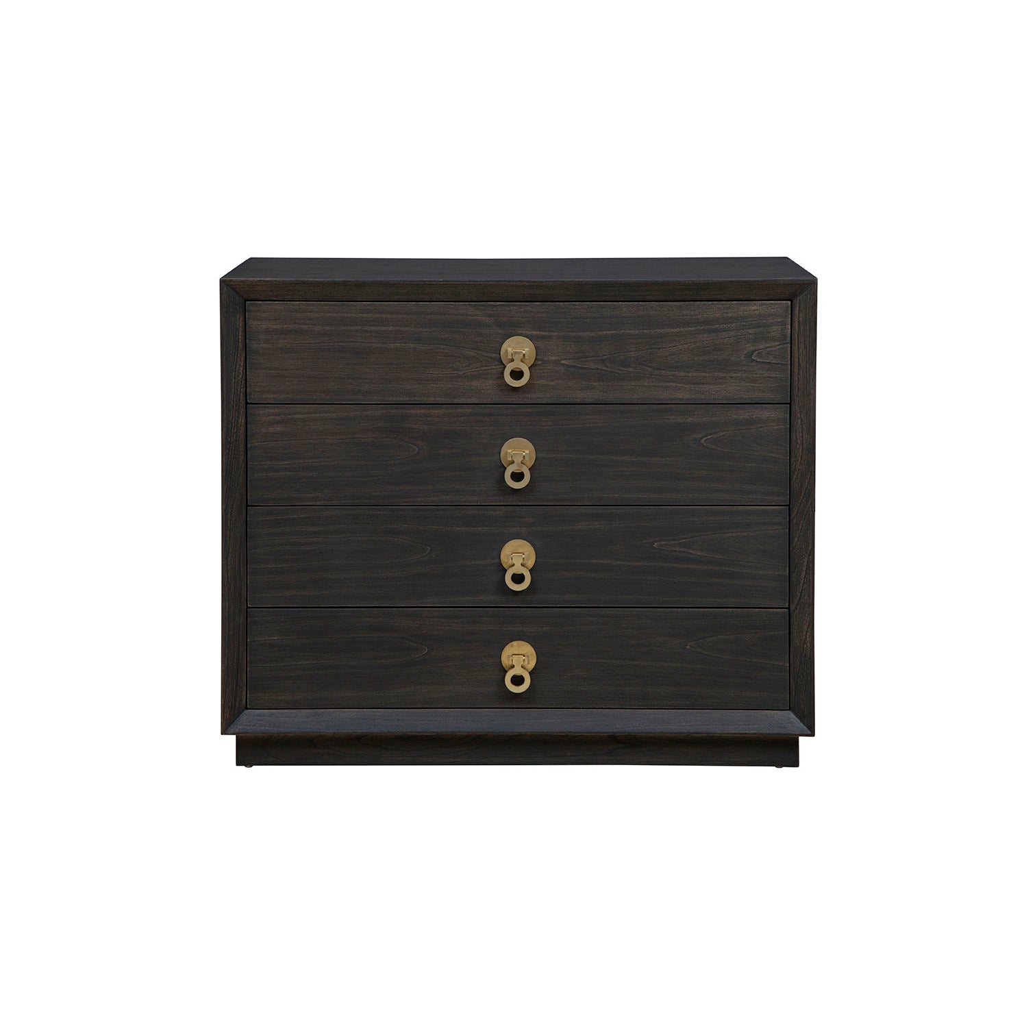 Furniture classics brand Large Buxton Chest in dark wash on a white background
