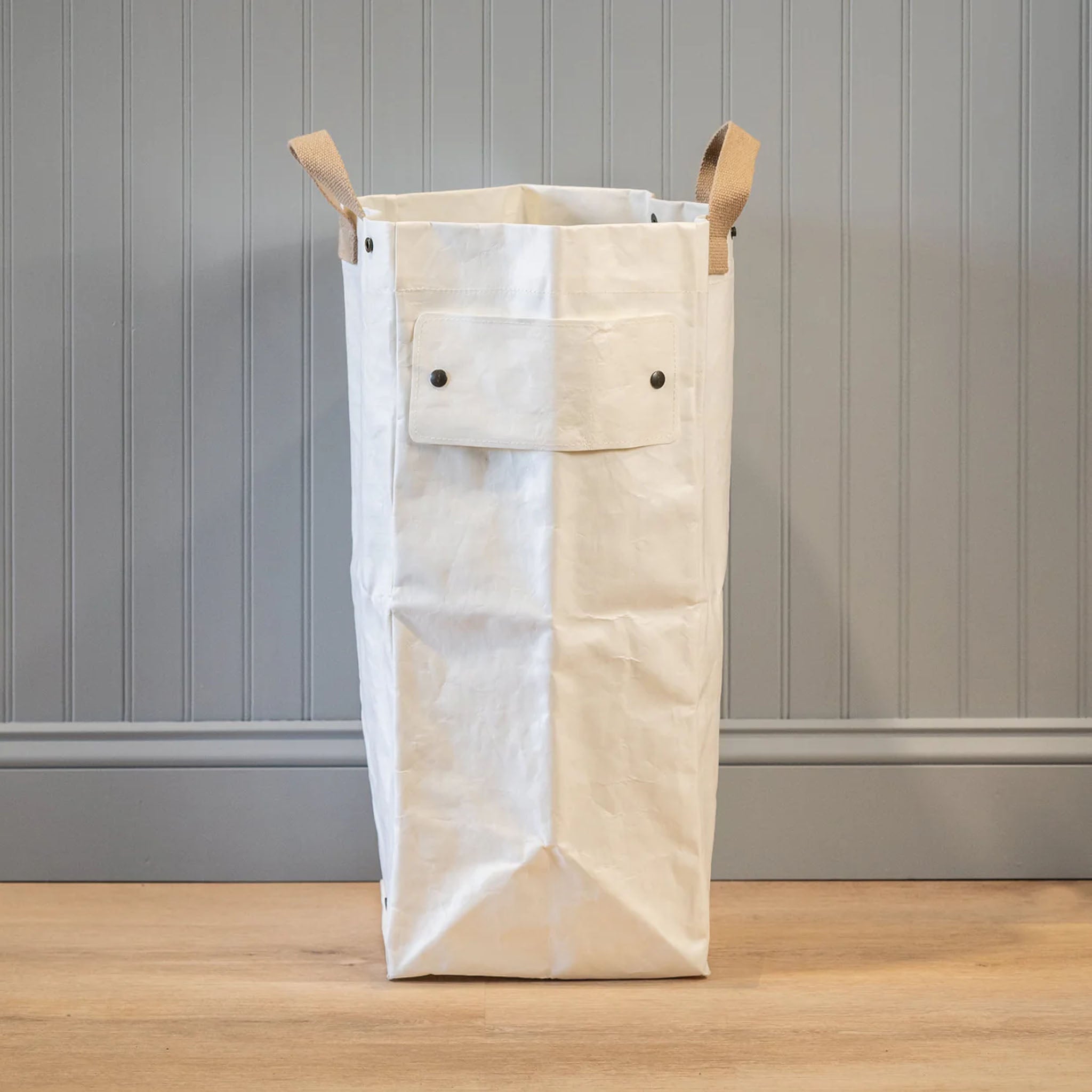 Uashmama Laundry Hamper Bag in a laundry room at Addison West