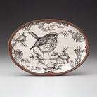 Laura Zindel Hermit Thrush Small Serving Dish