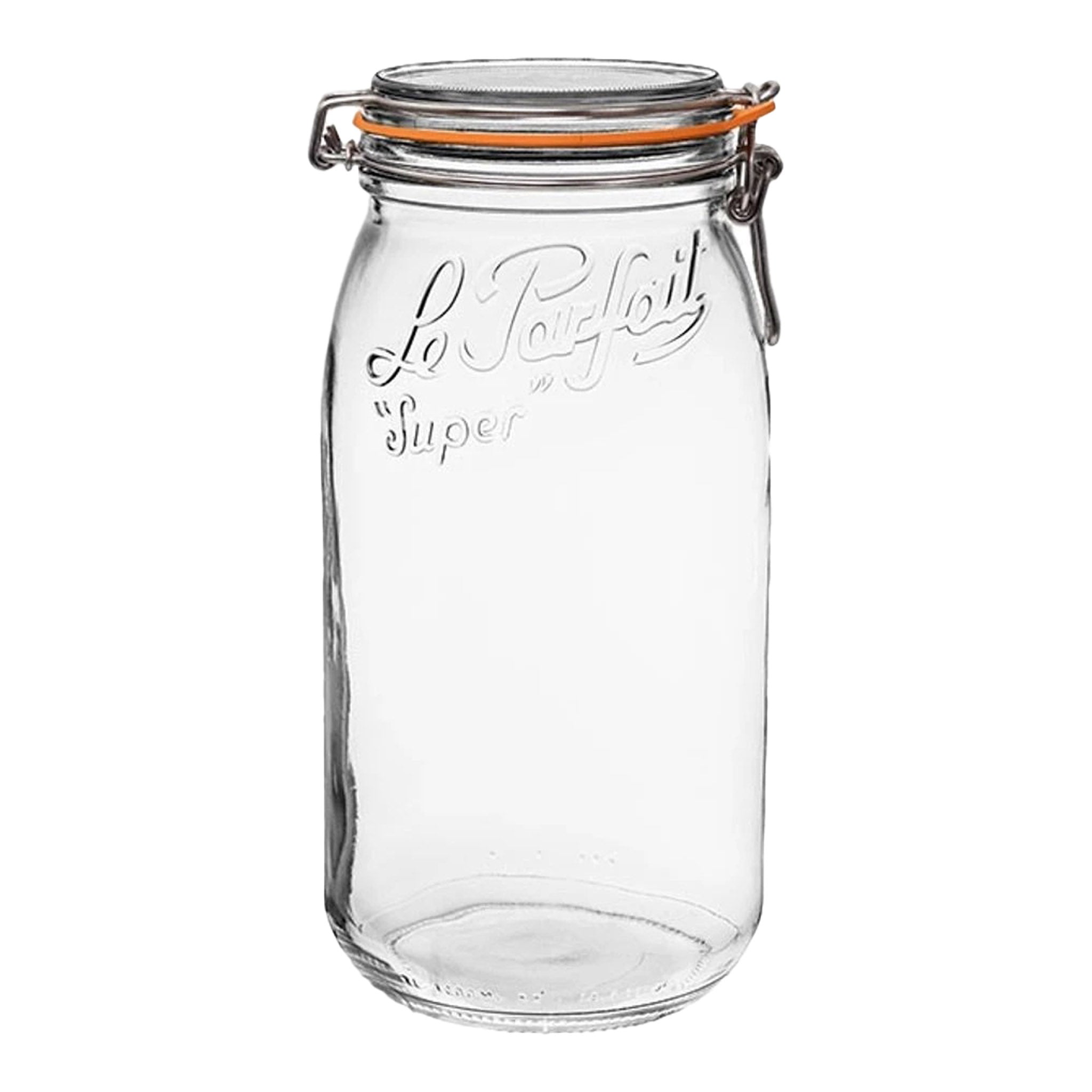 Le Parfait 3L Round Jar on a white background