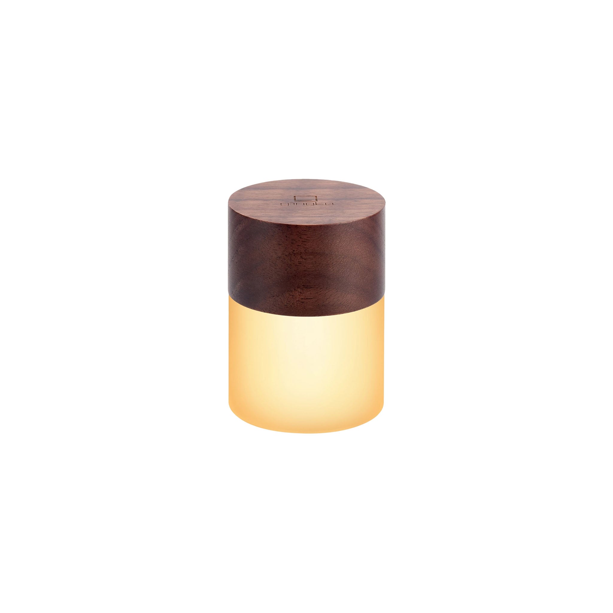 Mini Lemelia Light in Walnut on a white background at Addison West