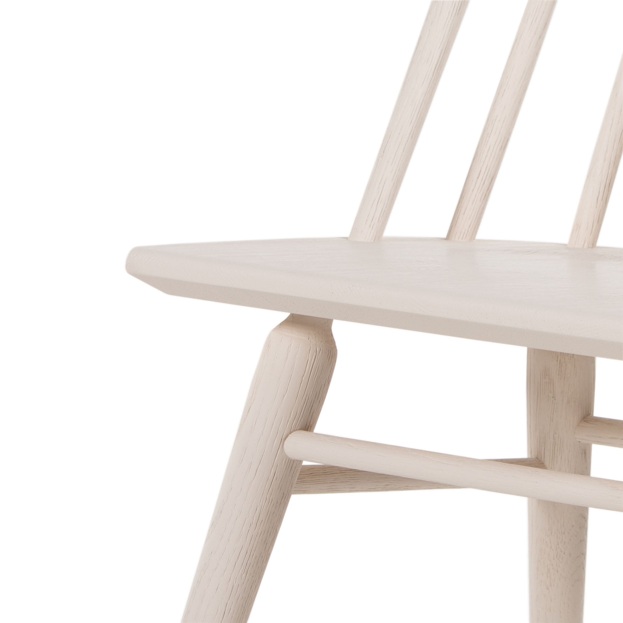 Four Hands Lewis Windsor Chair in Off White - Addison West