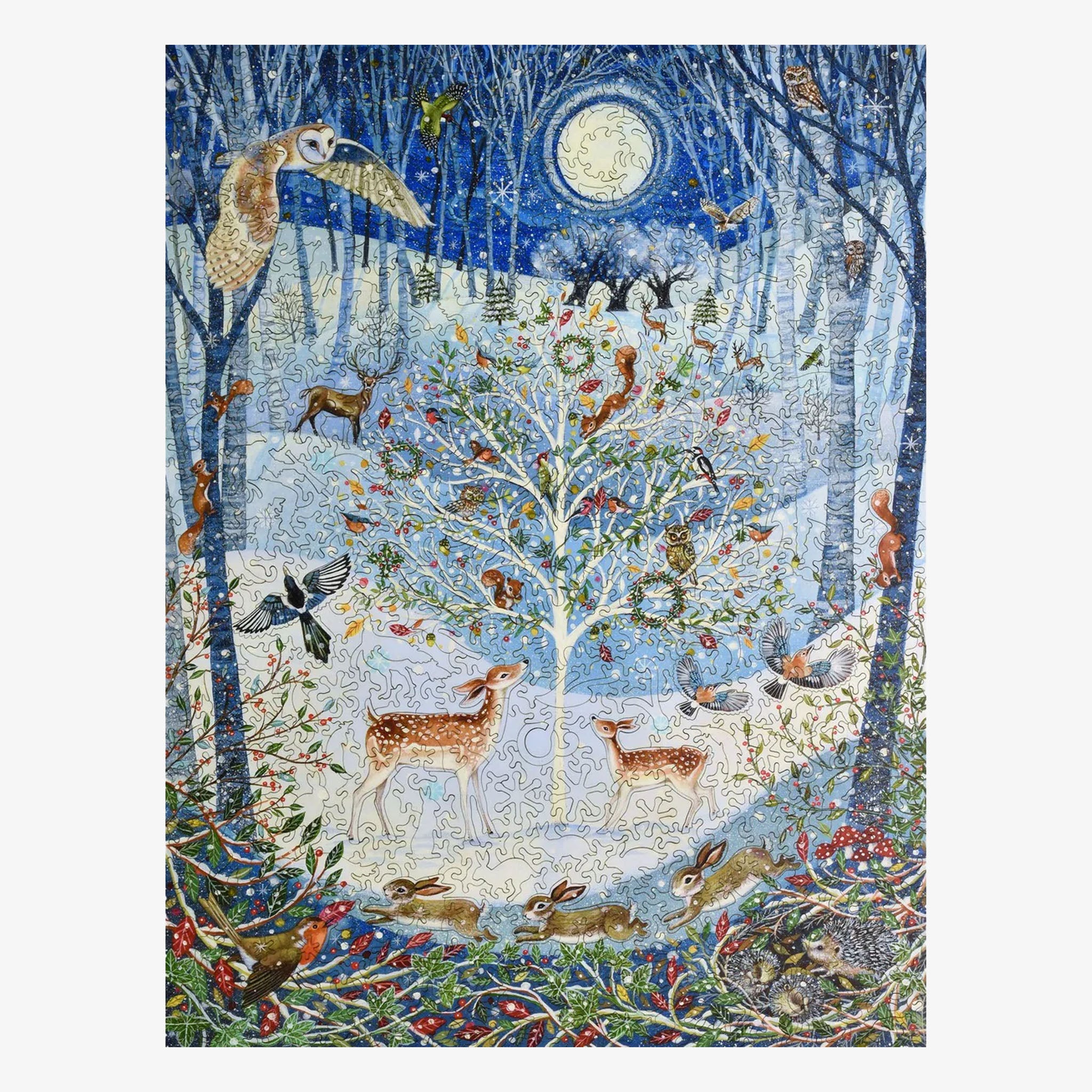 Liberty Puzzles Magical Winter Woodland on a white background at Addison West