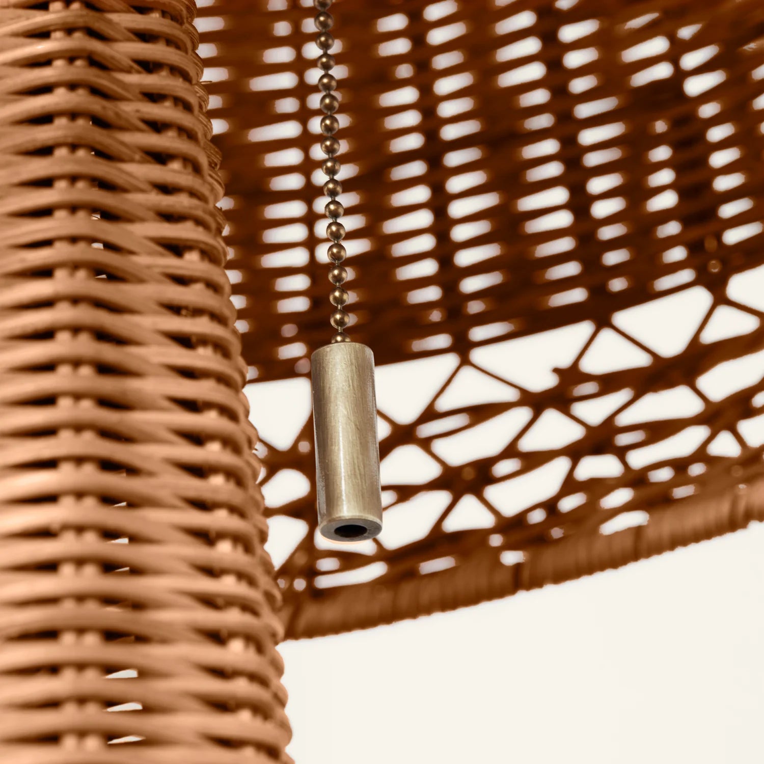 Close up of Augusta Table Lamp on a beige background