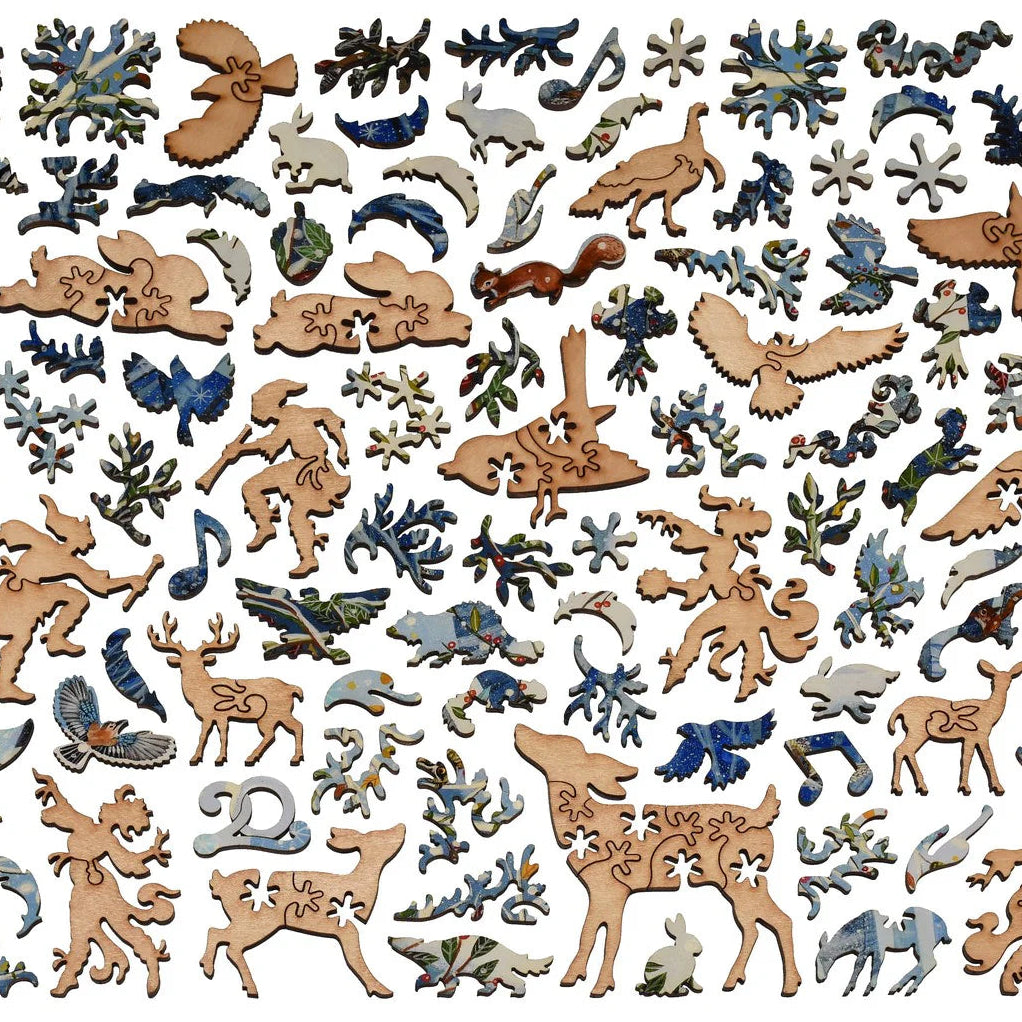Liberty Puzzles Magical Winter Woodland on a white background at Addison West