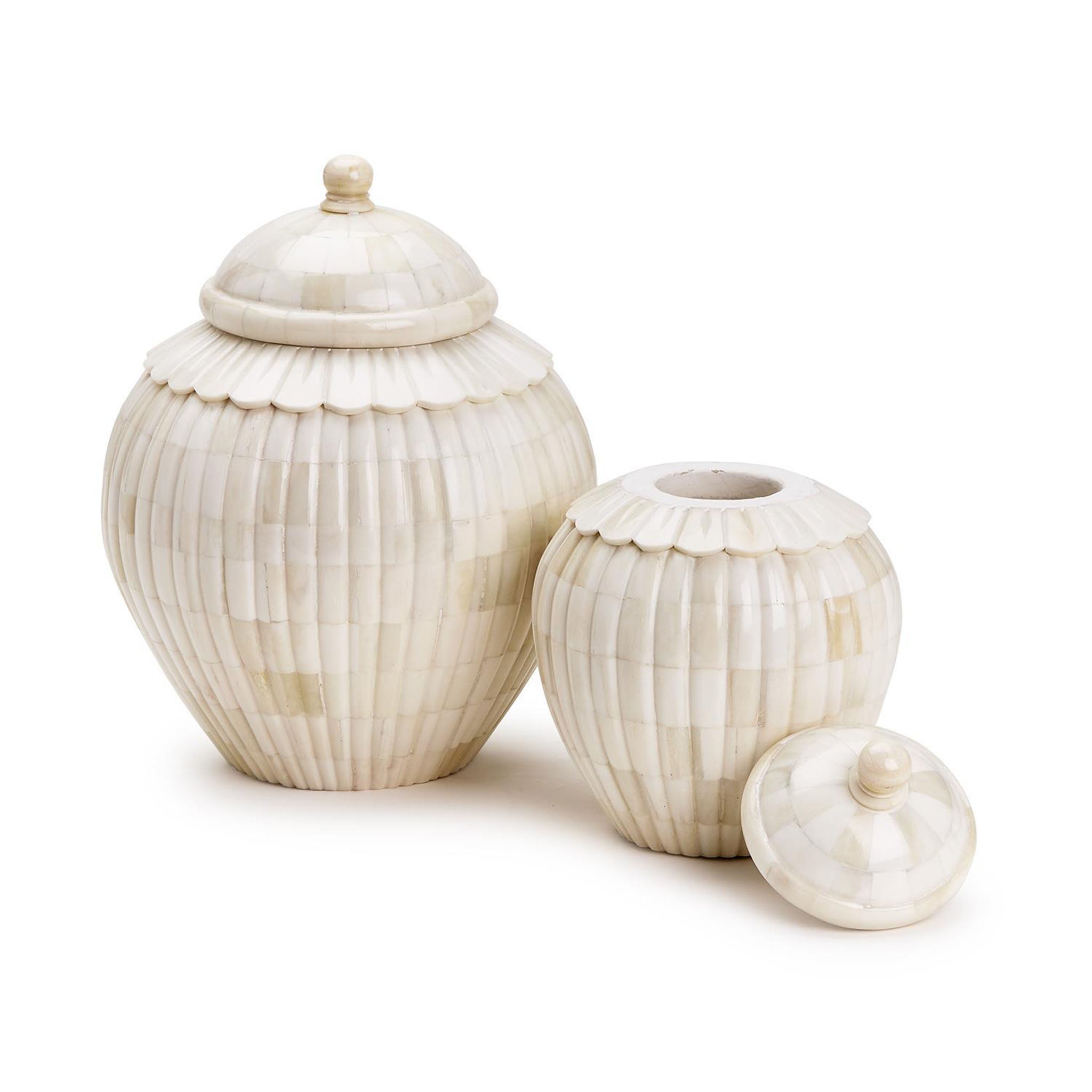 Mandalay Mosaic Inlay Jars - Addison West