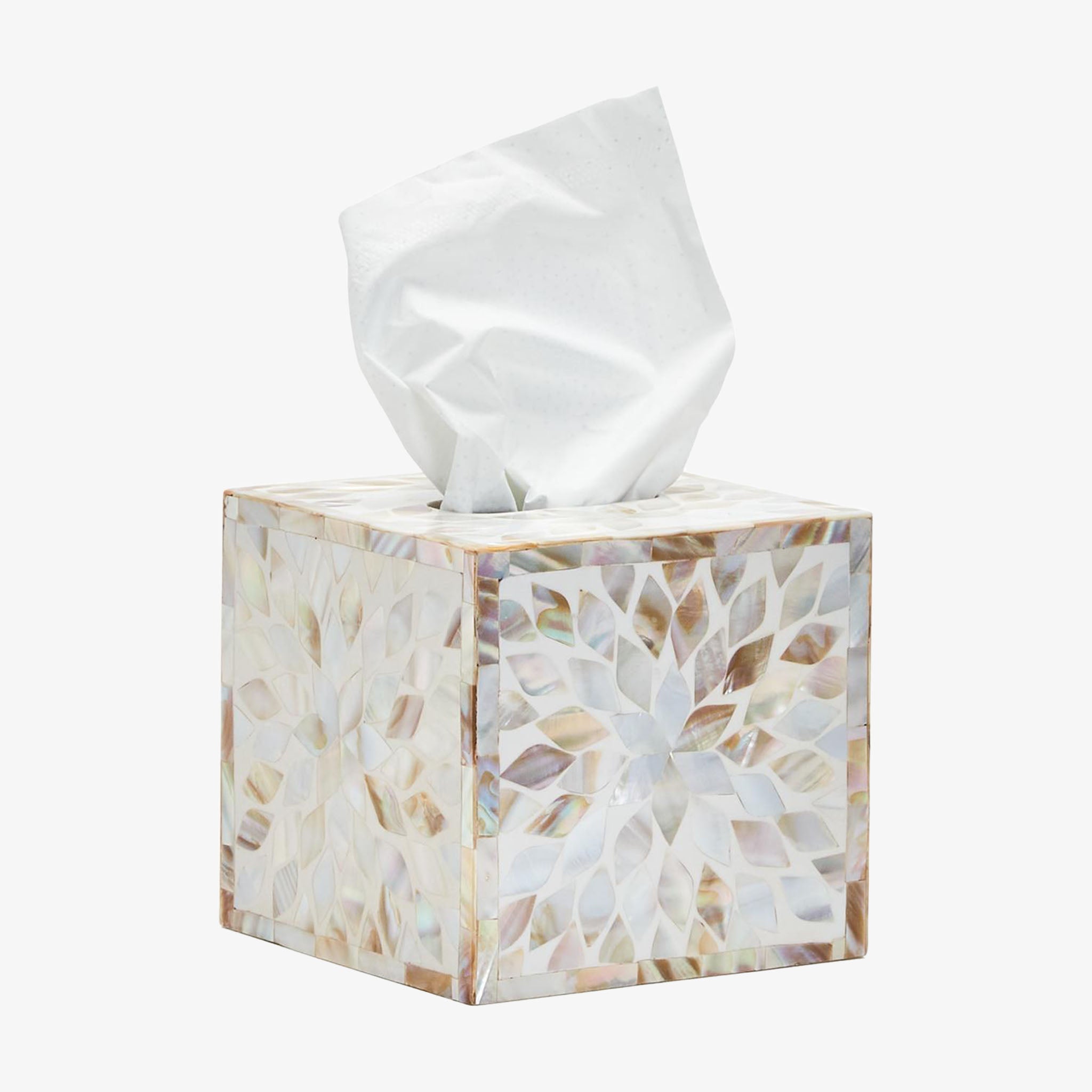 Mother of Pearl Tissue Box Cover - Addison West