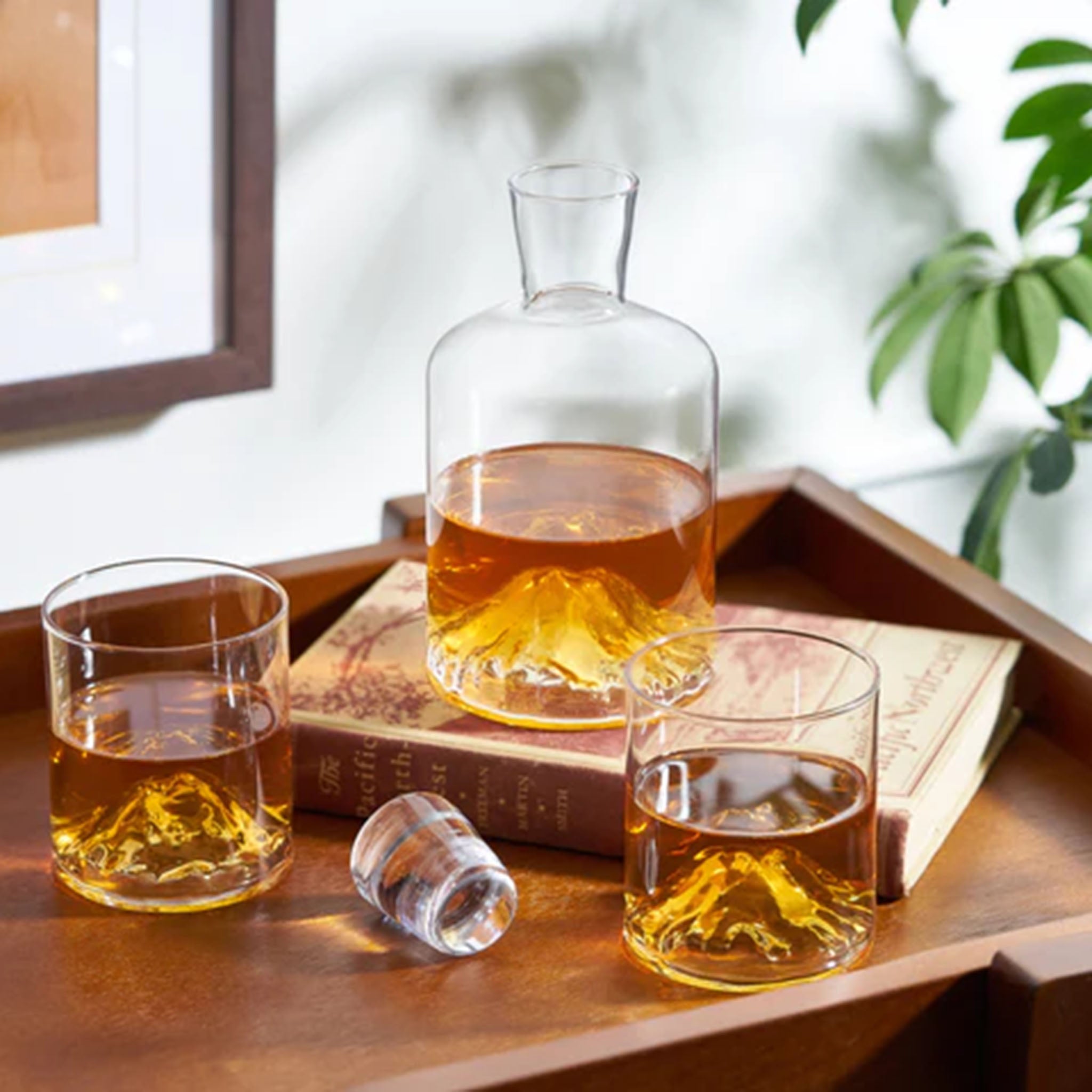 Mountain Glass Decanter - Addison West