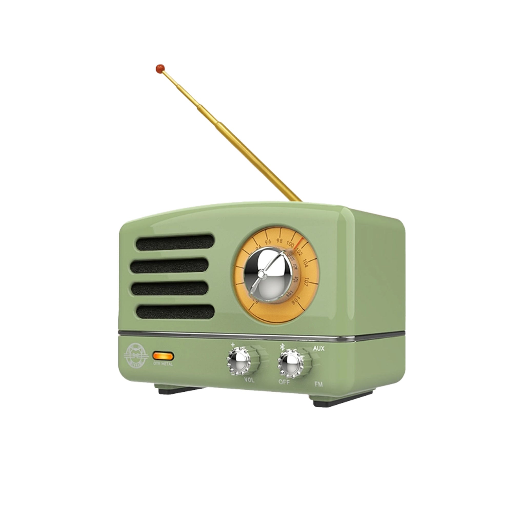 Muzen OTR Wireless FM and Bluetooth Speaker in Green