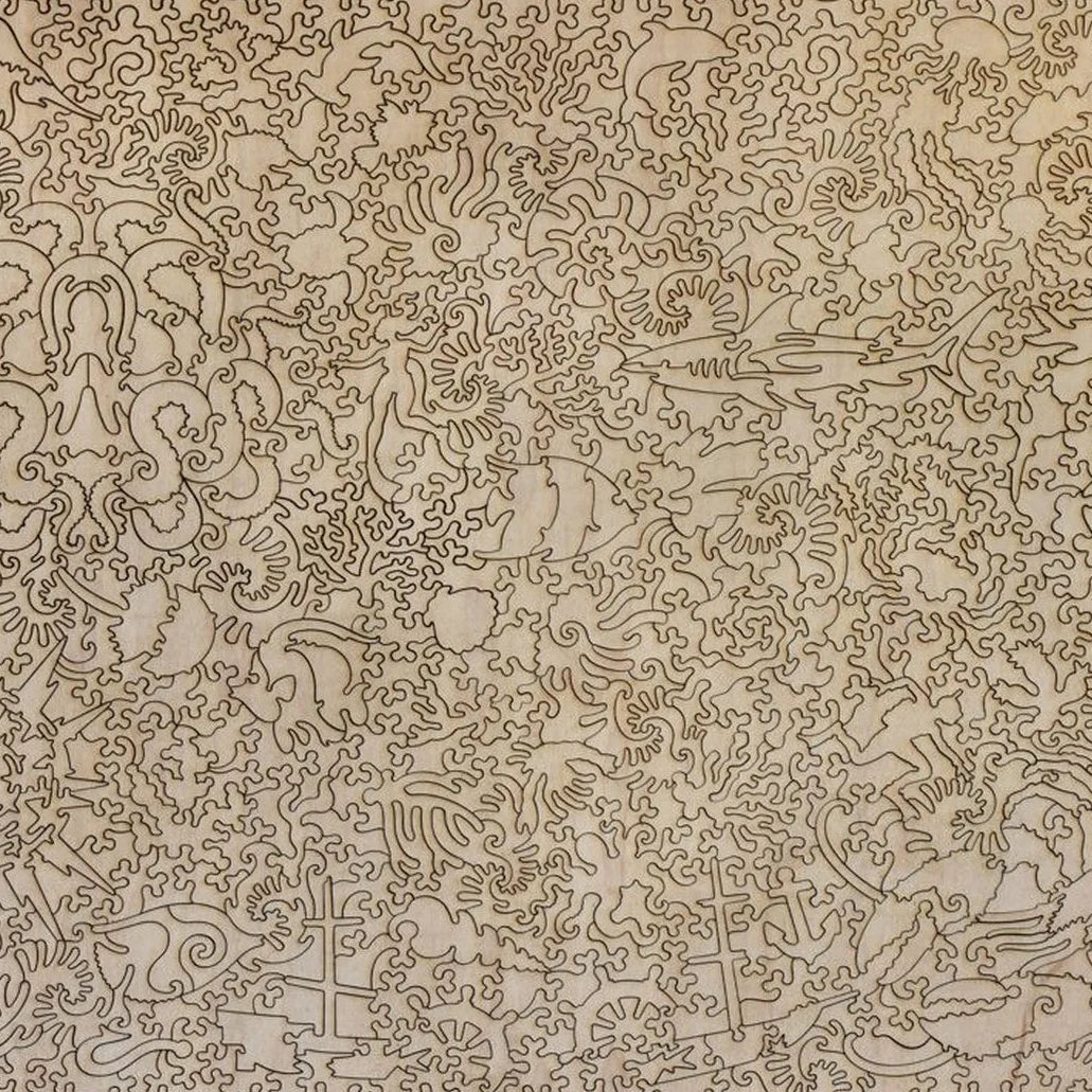 Liberty Puzzles Ocean Life on a white background at Addison West