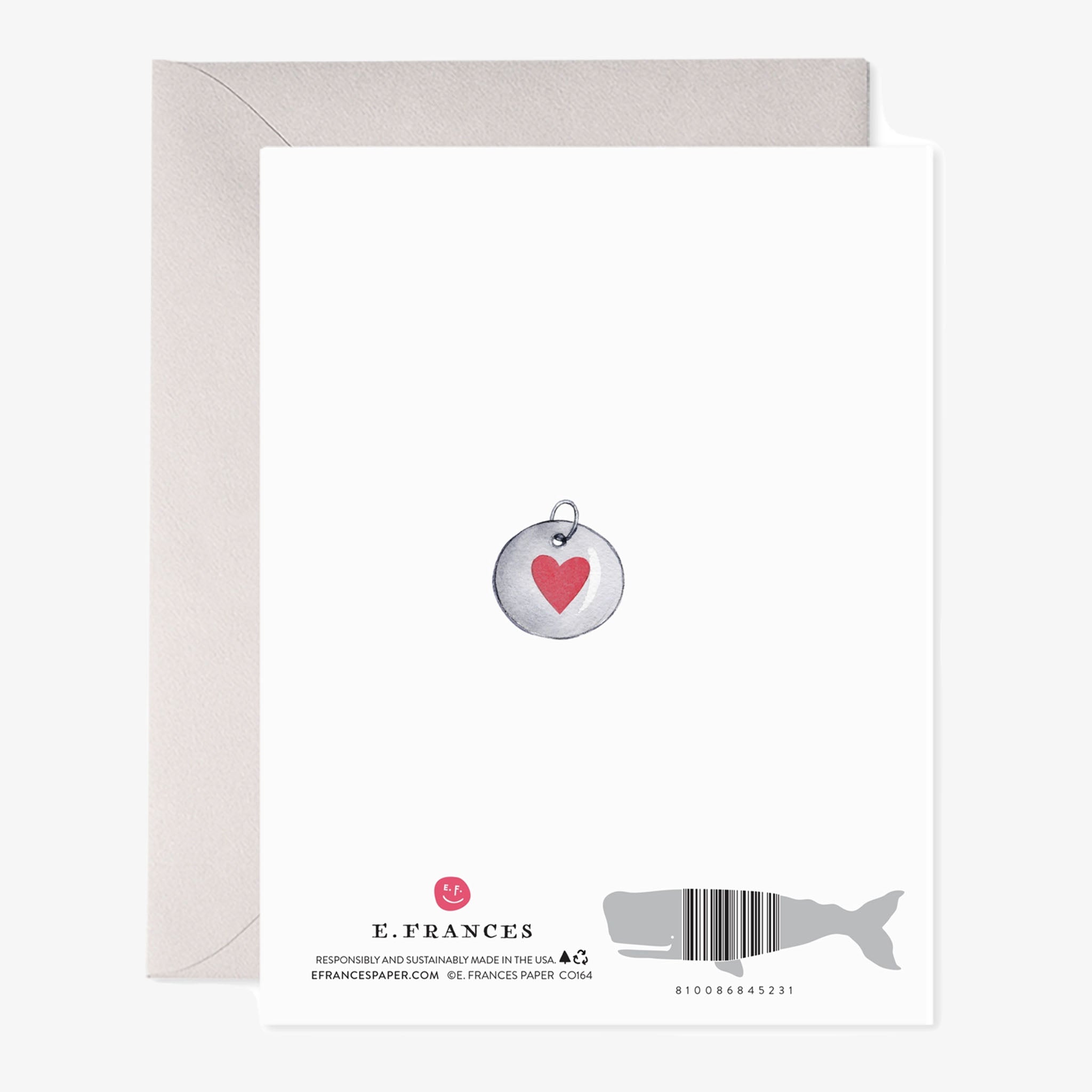 Pet Collar Dog Sympathy Condolence Card - Addison West