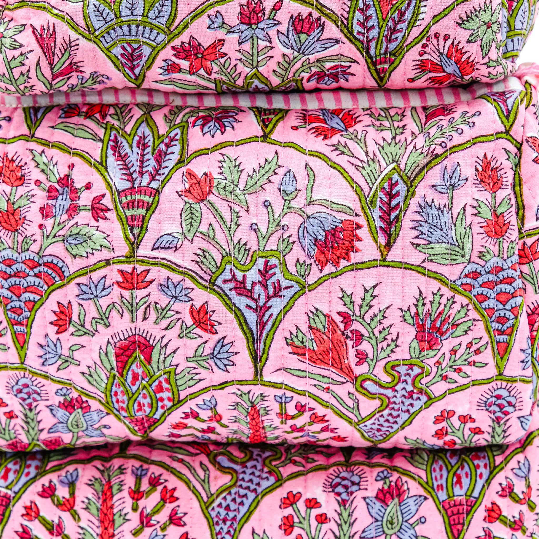 Pink Tulip Toiletry Bag at Addison West