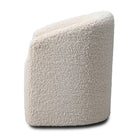 Side of Rhett Dining Chair in Harben Ivory on a white background at Addison West