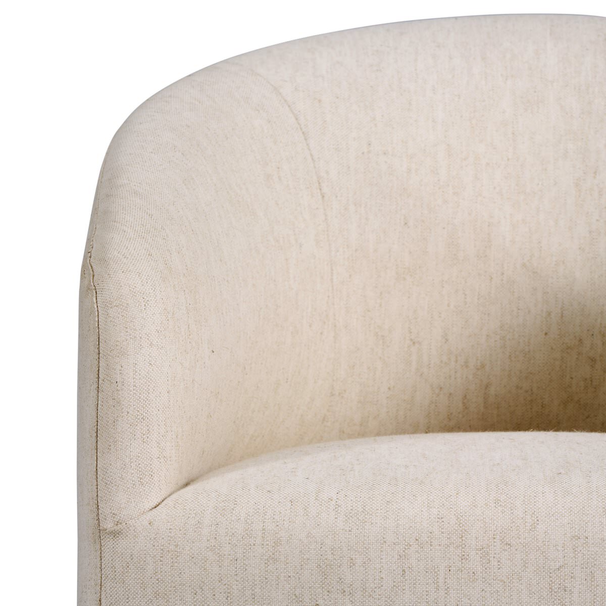 Close up of Rhett Dining Chair in Newcastle Natural on a white background at Addison West