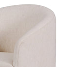 Close up of Rhett Dining Chair in Newcastle Natural on a white background at Addison West