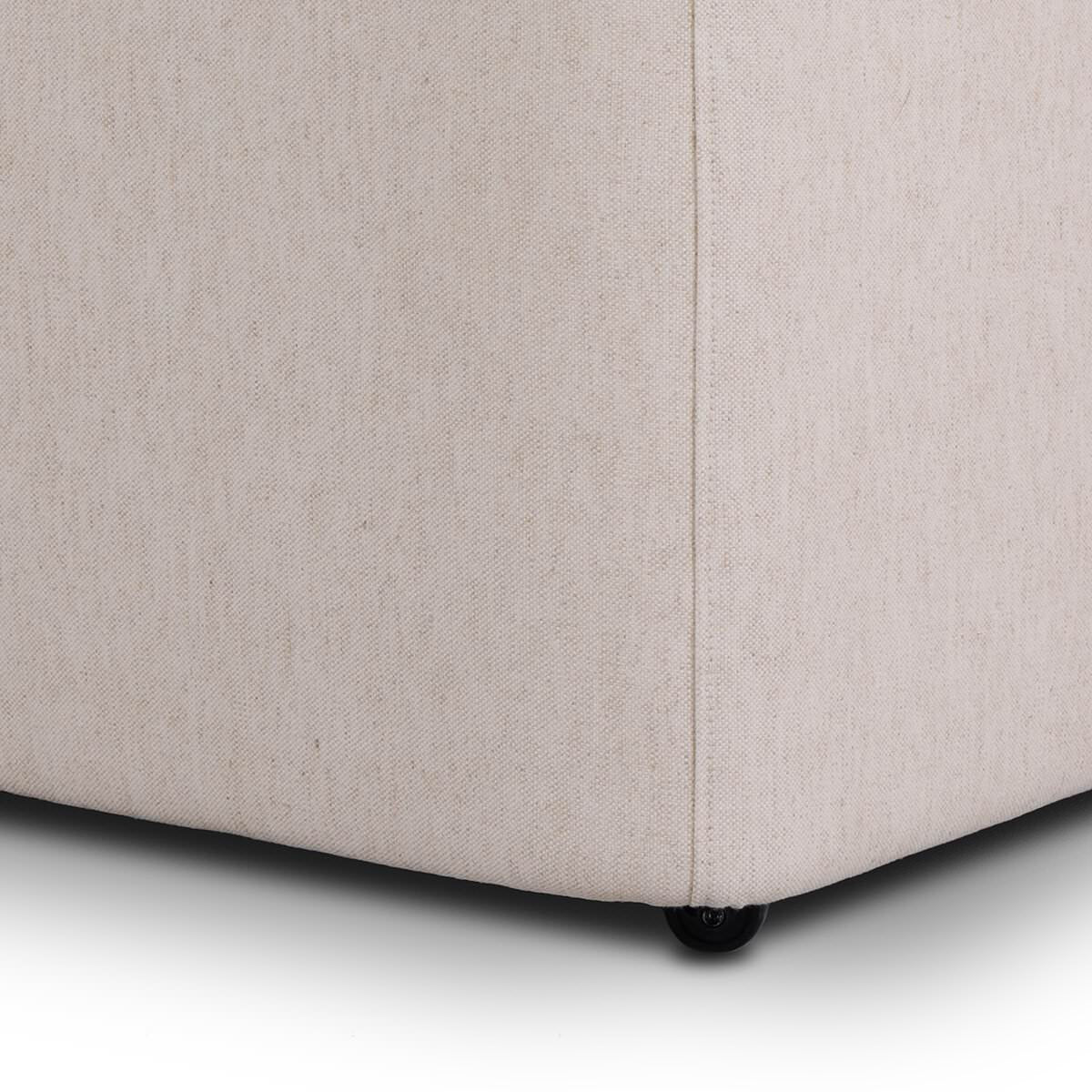 Close up of Rhett Dining Chair in Newcastle Natural on a white background at Addison West