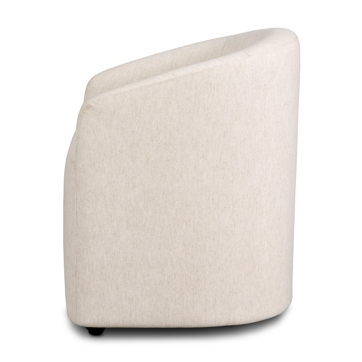 Side of Rhett Dining Chair in Newcastle Natural on a white background at Addison West