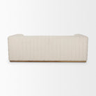 Ricciardo Cream Boucle 3-Seater Sofa on a white background