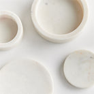 Round Armani Marble Boxes Set of Two - Addison West