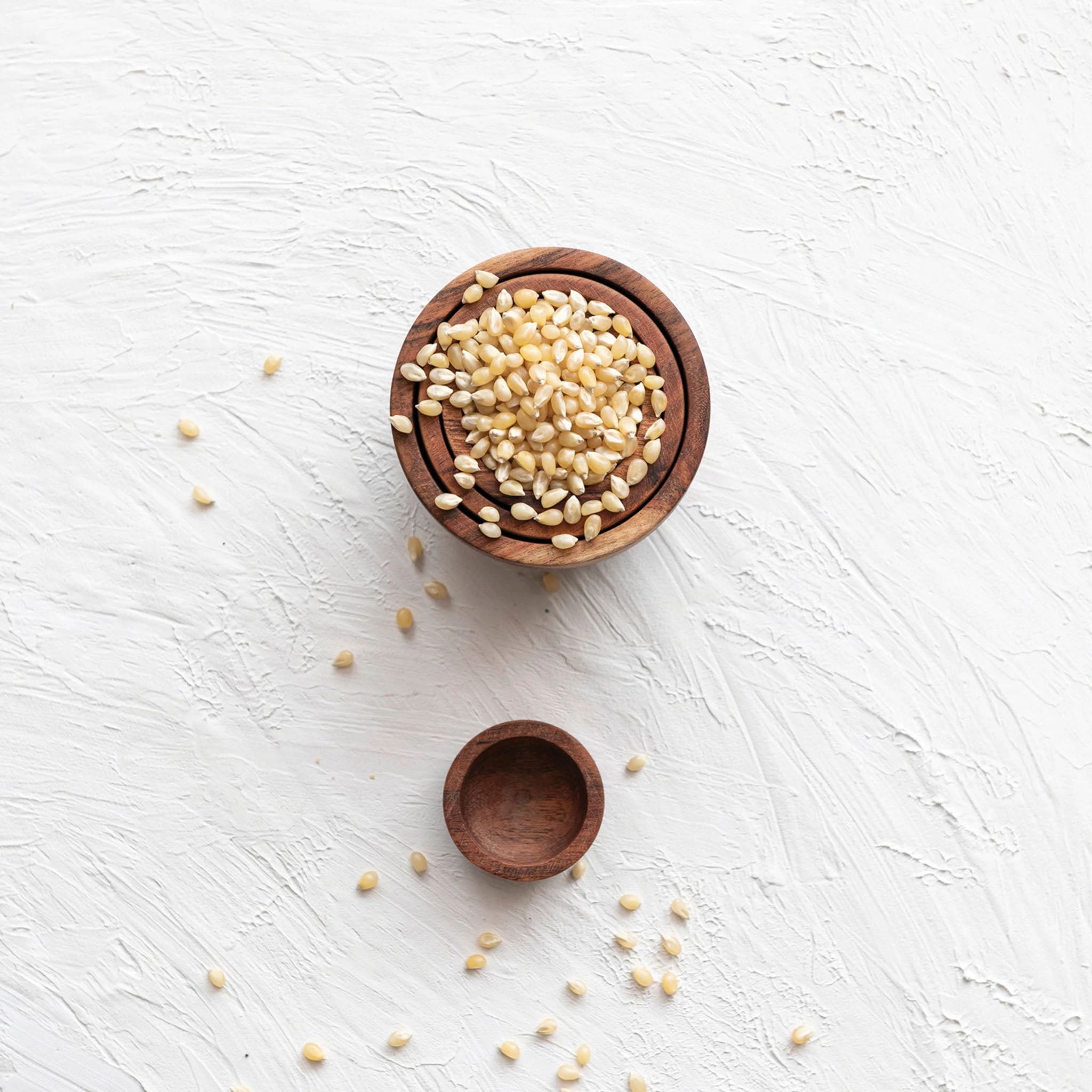Set Of 4 Acacia Wood Nesting Bowls - Addison West