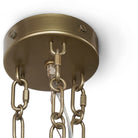 Close up of Seville Chandelier on a white background at Addison West