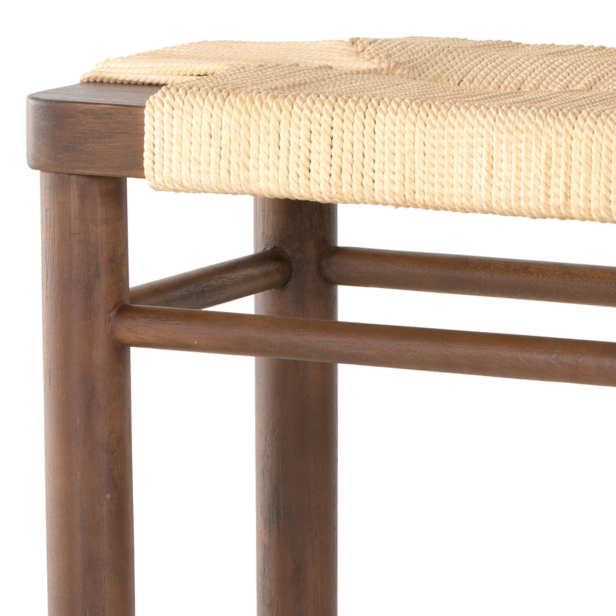 Four Hands Shona Stool  in Vintage Cotton - Addison West