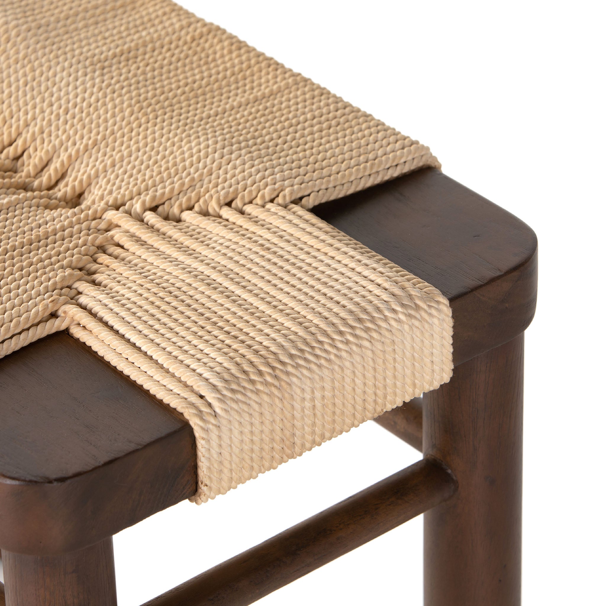 Four Hands Shona Stool  in Vintage Cotton - Addison West