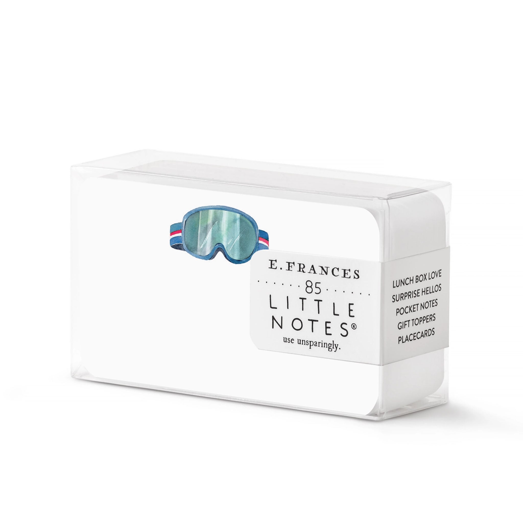 Ski Goggles Little Notes by E Frances - Addison West