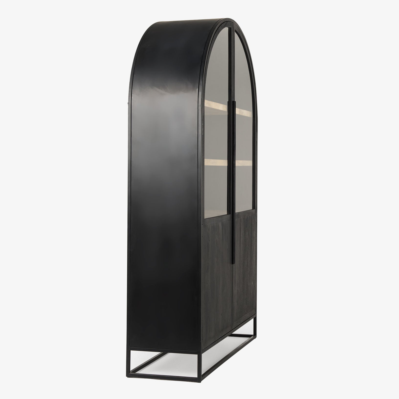 Sawyer Arched Top Curio Cabinet - Addison West