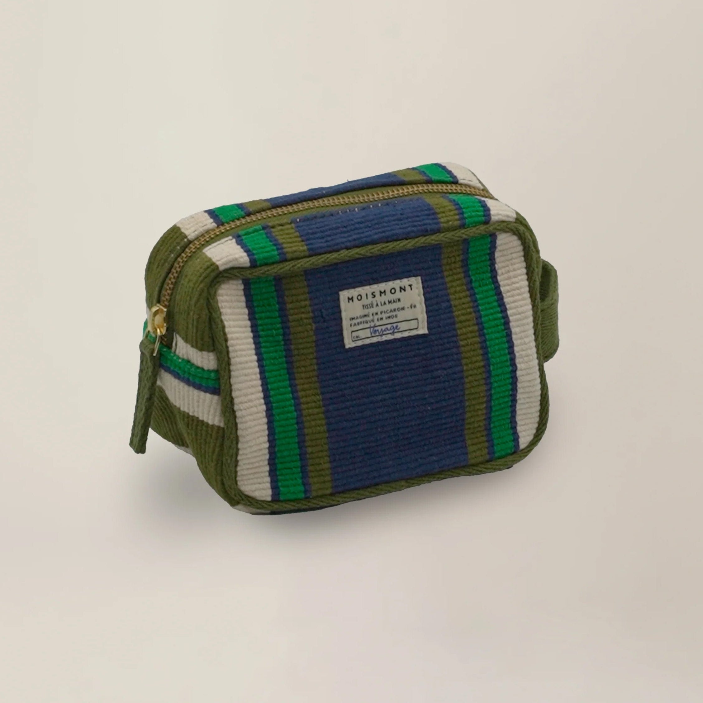 Small Pouch N°42 in Bari Amazon on a beige background at Addison West