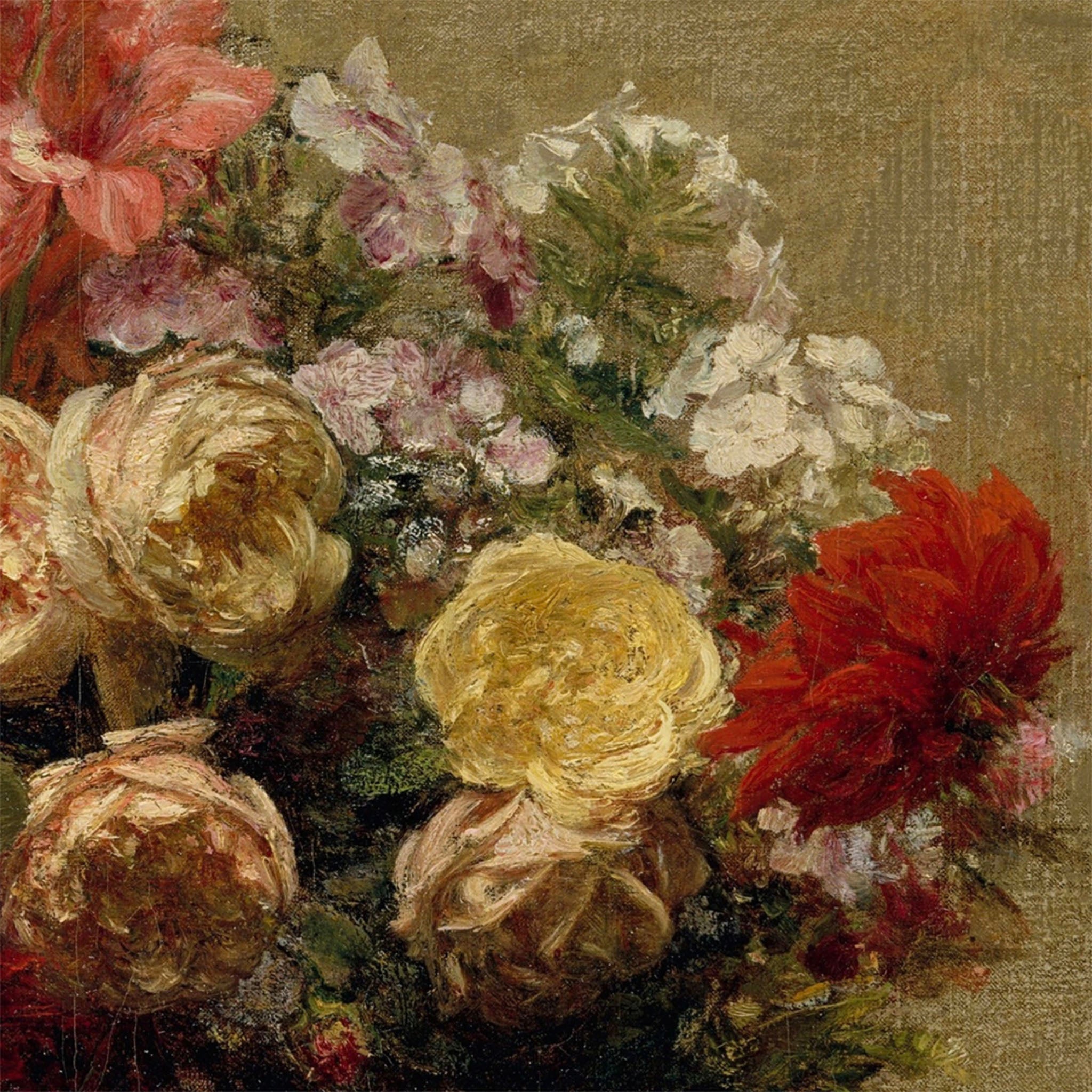 Summer Flowers Framed Oil Painting - Addison West