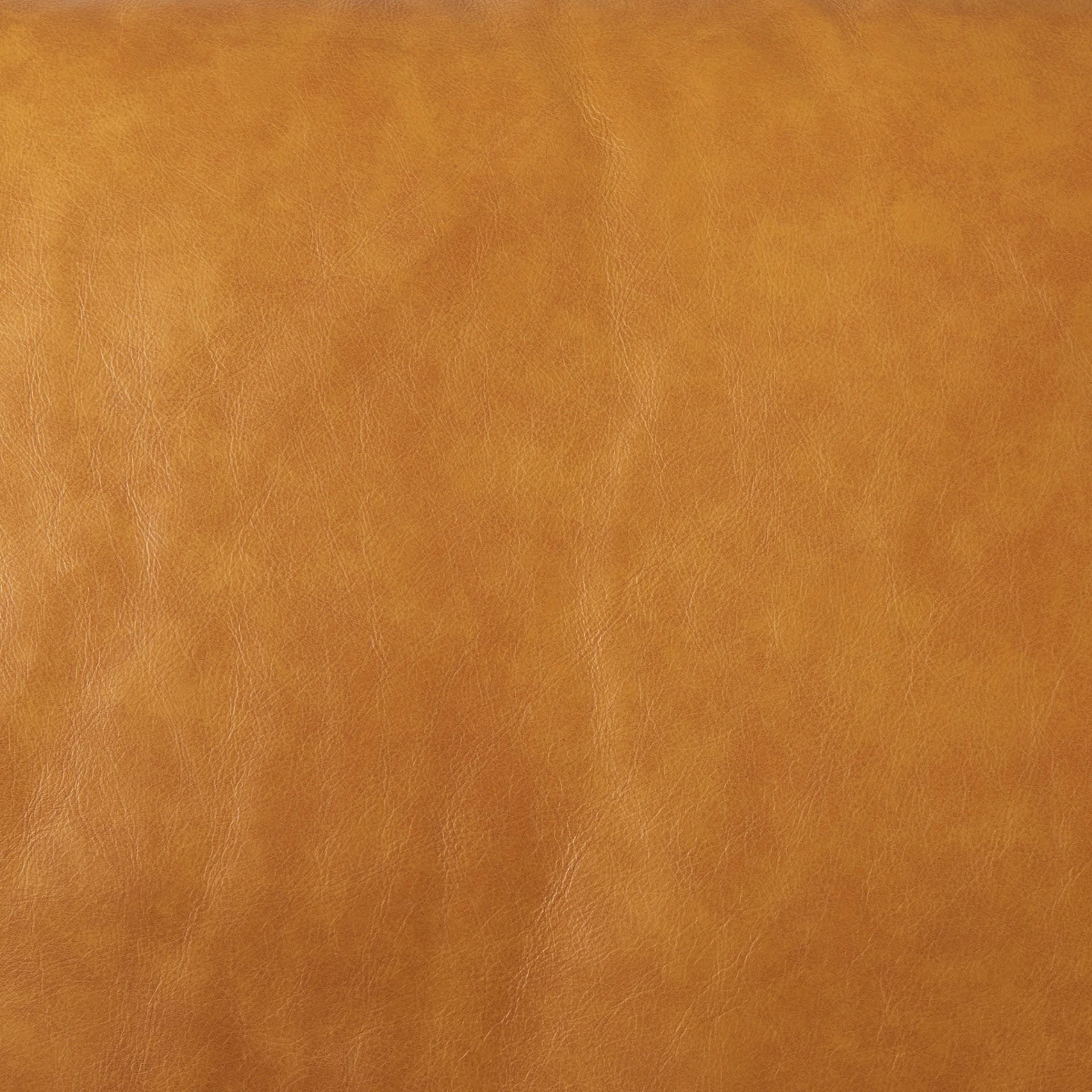Close up of Svend Tan Leather Sofa