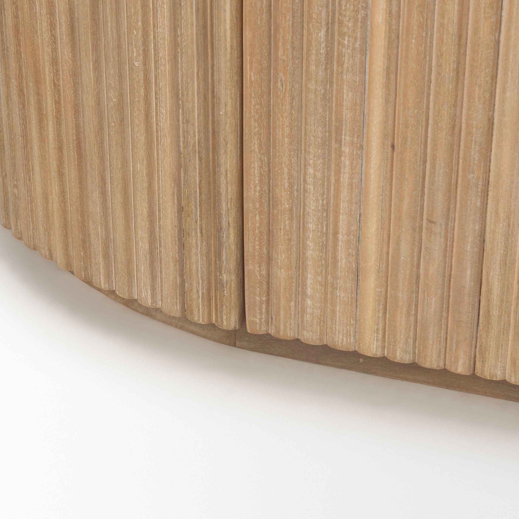 Talia Reeded Sideboard in Natural - Addison West