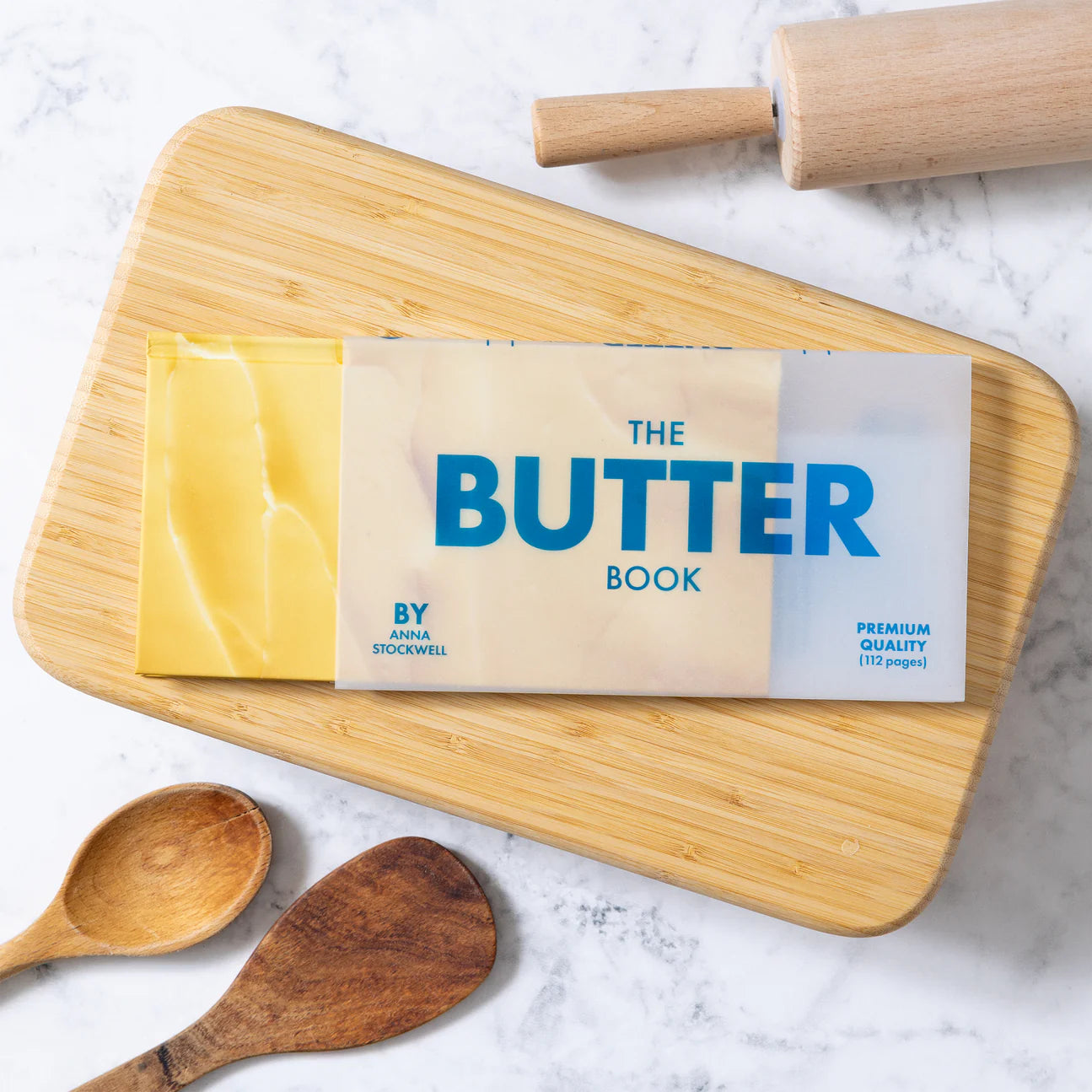 The Butter Book by Anna Stockwell on a kitchen counter at Addison West